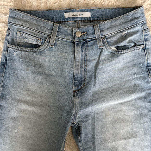 Joe’s Jeans High-Rise Straight Leg Light Wash Denim | Size 27 / Size 4 - Picture 8 of 10